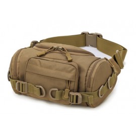 Tactical Waist Pack Fanny Bag Military Crossbody Shoulder Messenger Pack Outdoor Hunting Hiking Multifunctional Storage Bag